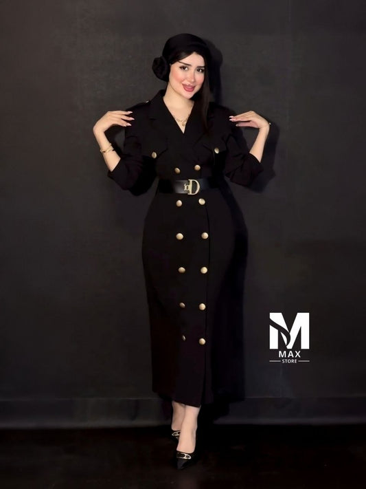 👗 Robe Blazer Noire 🖤✨