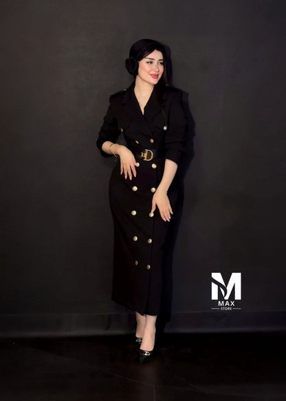 👗 Robe Blazer Noire 🖤✨